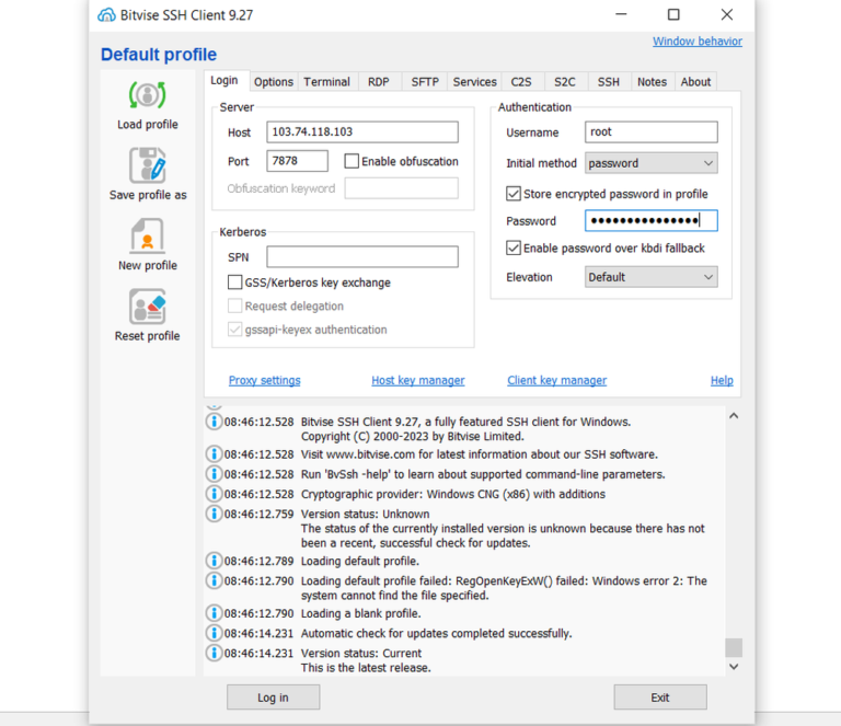 Hướng dẫn sử dụng Bitvise SSH Client để đăng nhập VPS Linux - Halink Wiki